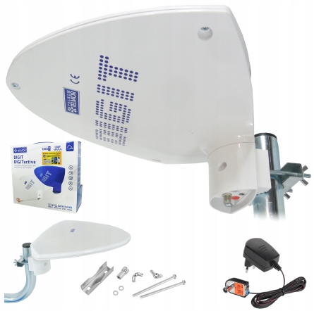 

Antena DVB-T2 Telmor Digit Activa Aktywna Zasilacz