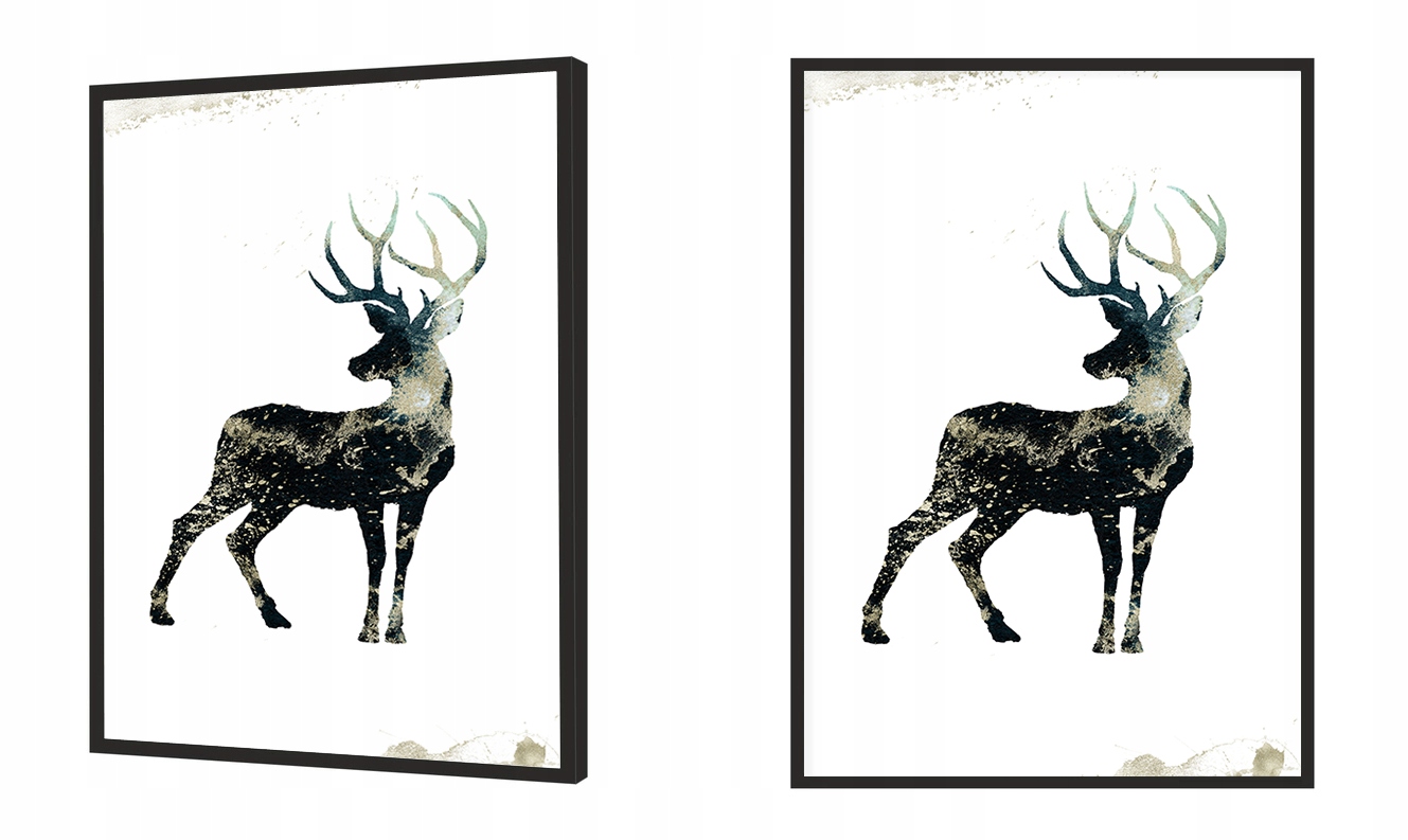 OBRAZ PLAKAT W RAMIE 53x73 cm Jeleń P1440 Liczba sztuk 1