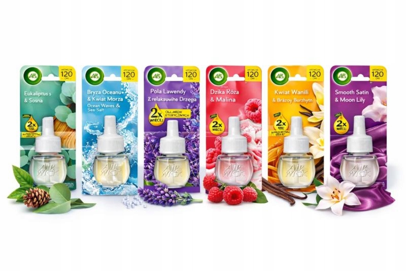 Levně Air Wick elektrický osvěžovač vzduchu sada náplní 6 x 19 ml náhradní náplň