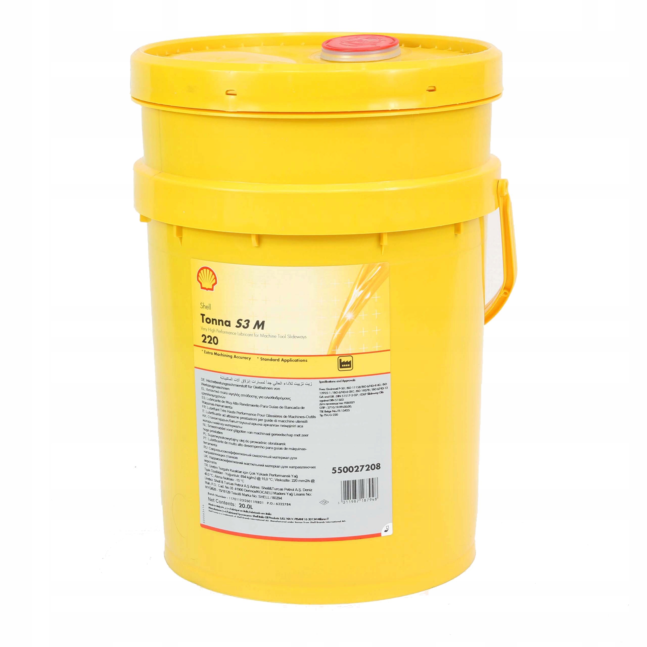 

Olej Shell Tonna S3 M 220 20L