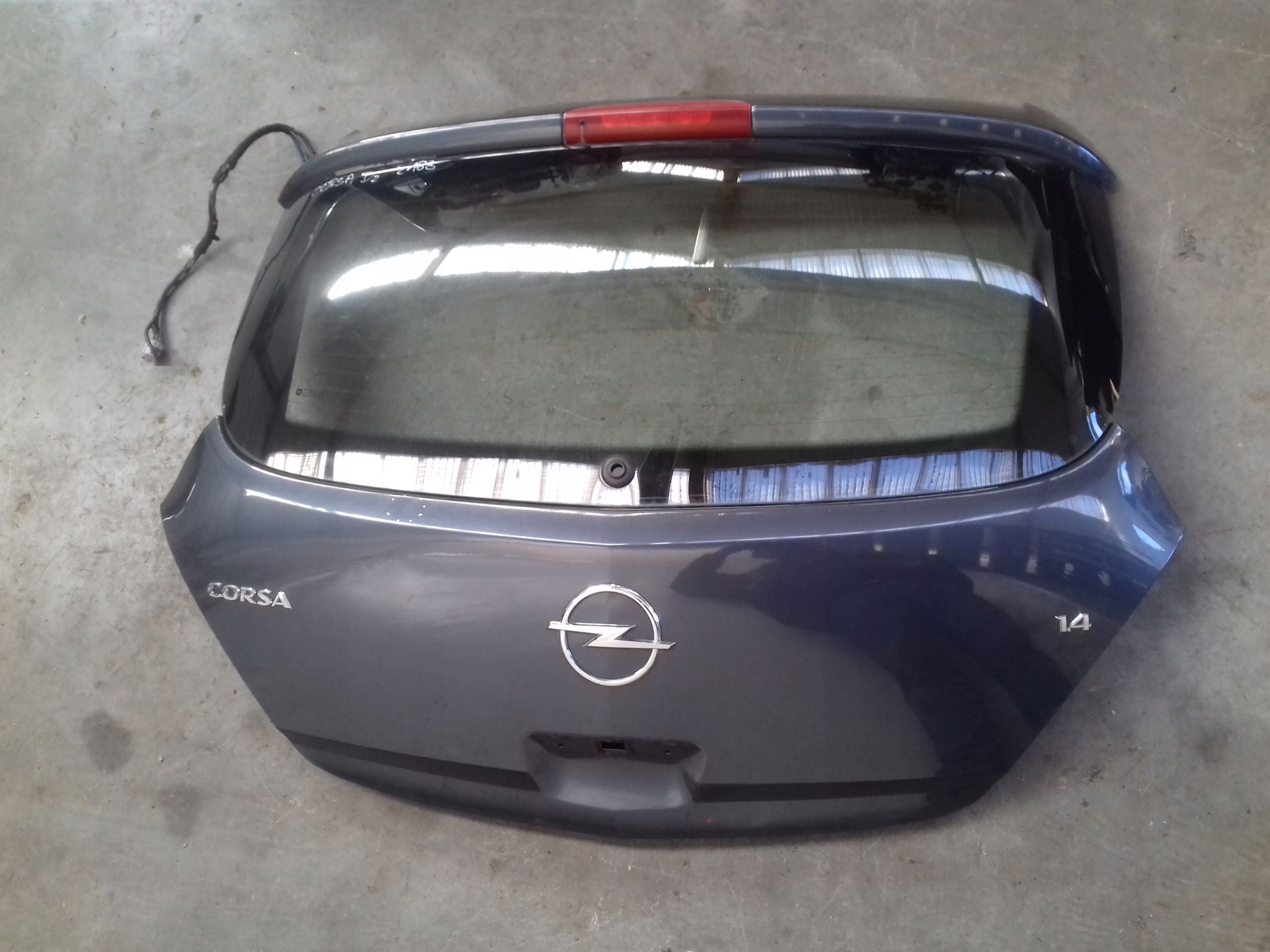 trunk door Z168 Opel Corsa D