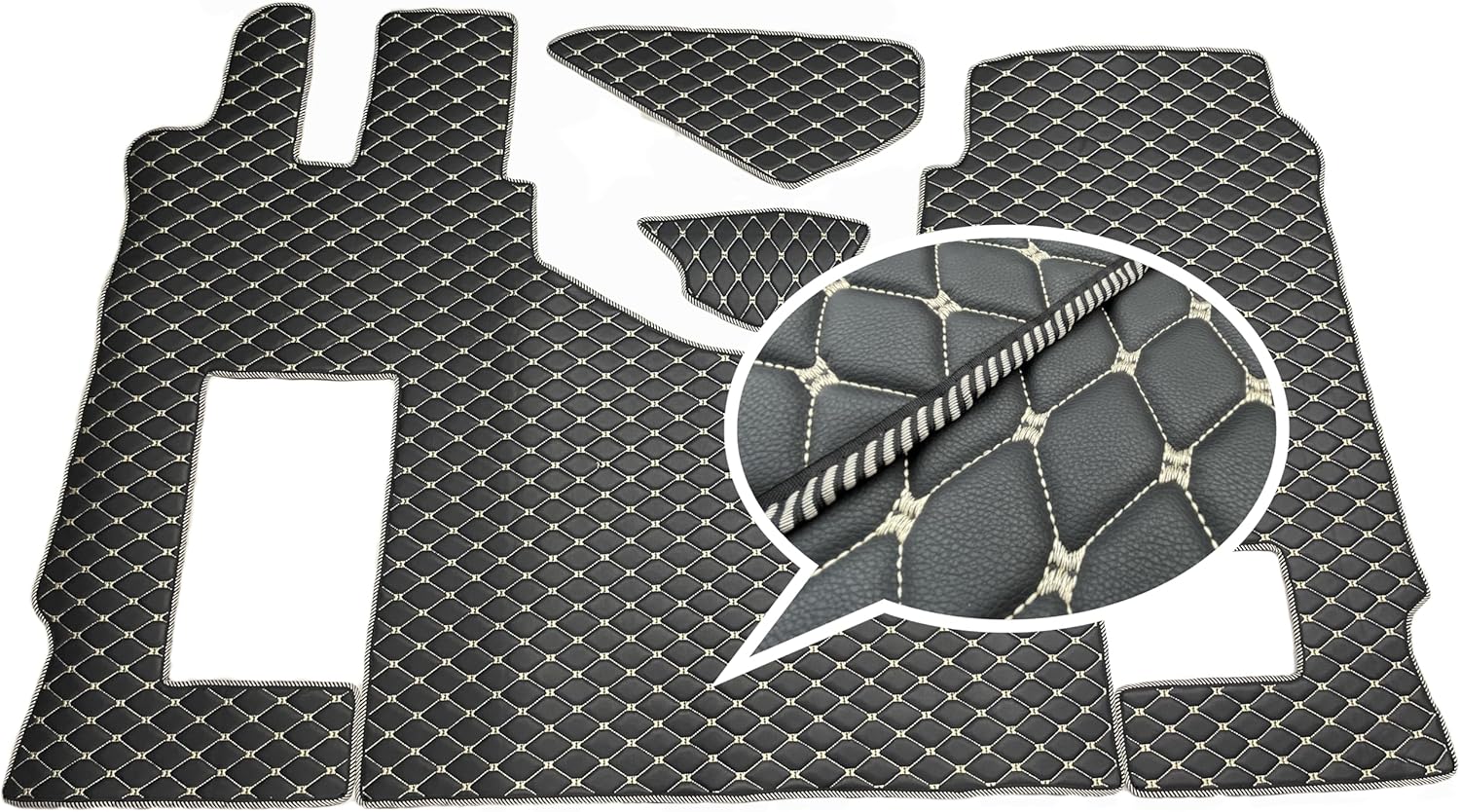 Dywany Dywaniki pikowane MERCEDES ACTROS MP 4 MP 5 MP4 MP5 MP6 F. SKŁADANY