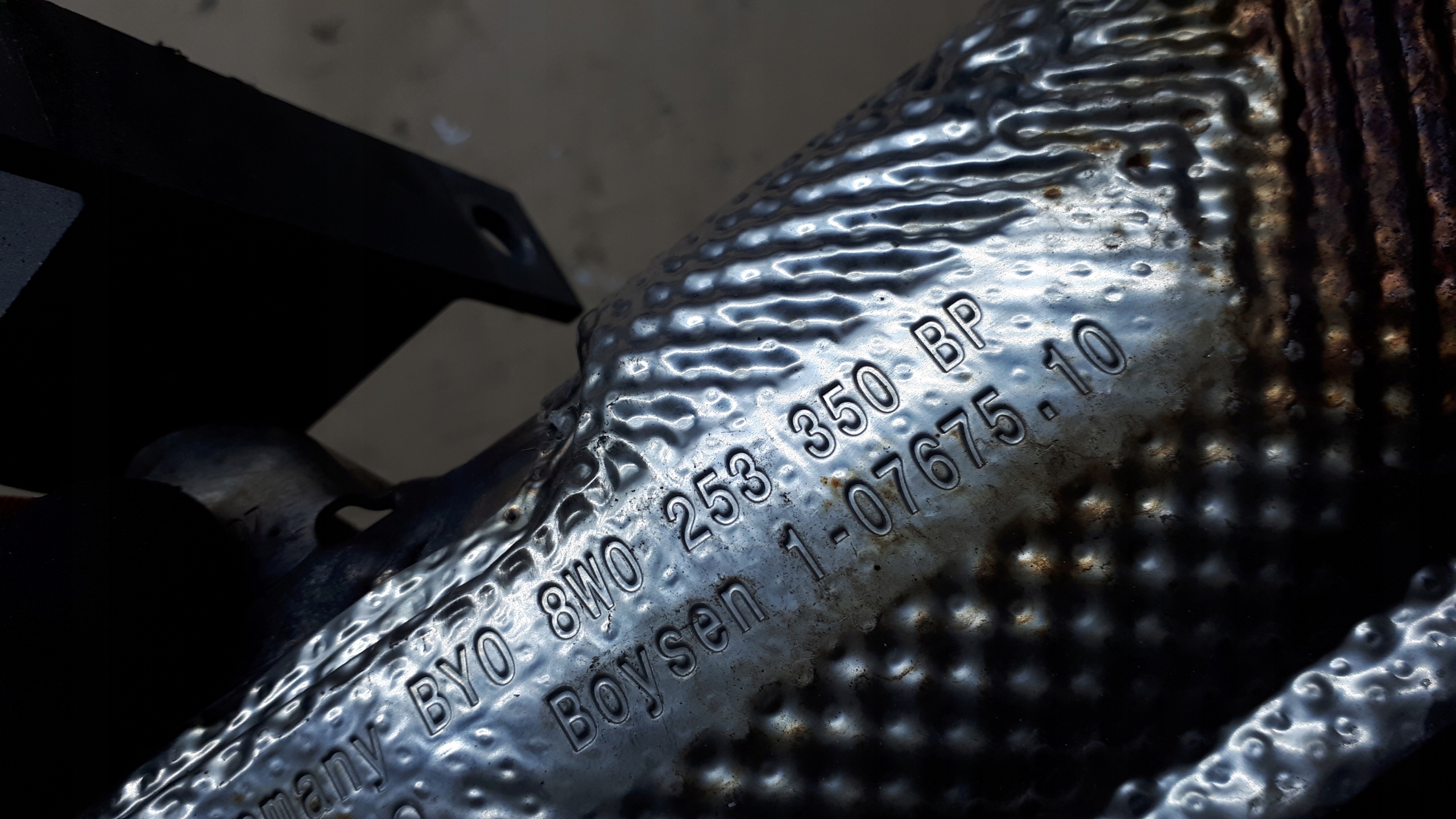 A4 B9 LIFT pipe exhaust net 2.0 TDI DEZ A5 8W