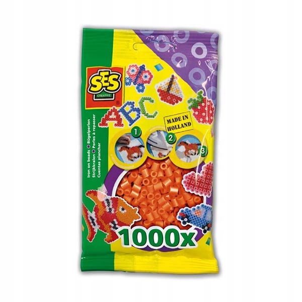 Бусины для ГЛАЖКИ - ОРАНЖЕВЫЕ 1000 BEEDZ