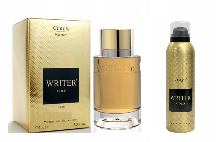 Writer Gold Pánský 100ML Edp Deo 200 ML Cyrus