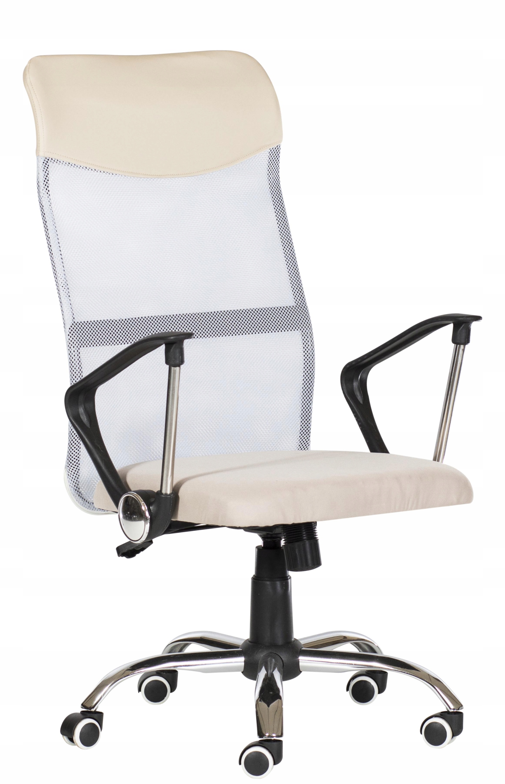 FOTEL BIUROWY OBROTOWY KRZESŁO BIUROWE MIKROSIATKA SIATKA 3 KOLORY Kolor obicia czarny