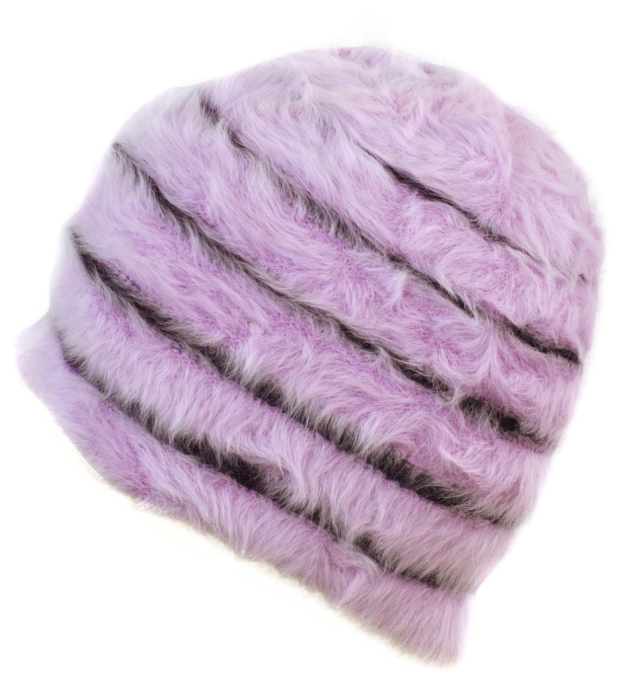

Sale-% futerkowa Czapka paski Angora cz1502-6