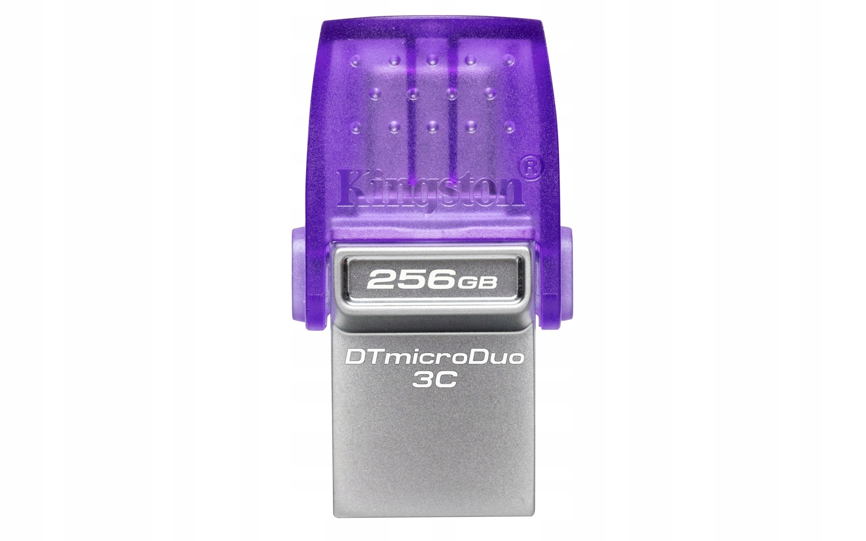 KINGSTON FLASH 256GB USB3.2 DataTraveler microDuo3C Kolor fioletowy