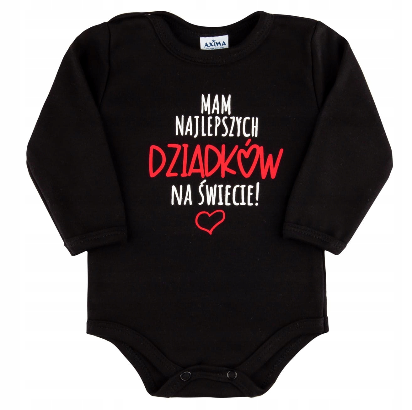 Body długi rękaw MAM NAJLEPSZYCH DZIADKÓW - r. 86