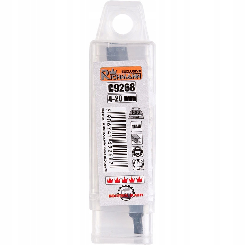 WIERTŁO STOPNIOWE SPIRALNE 4-20MM RICHMANN C9268 Marka Corona/Richmann