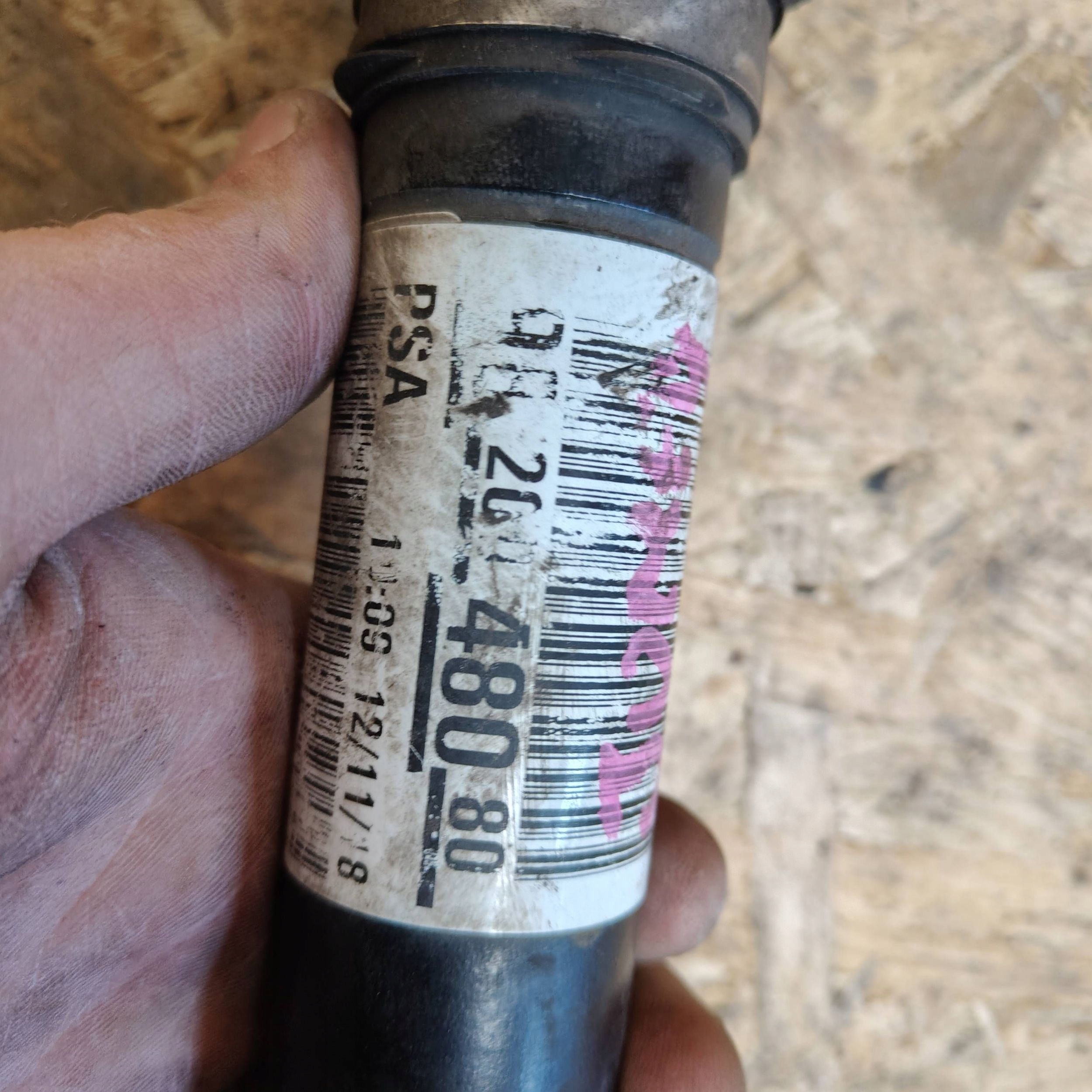 semi-axis front front side right Citroen Jumpy 9820048080