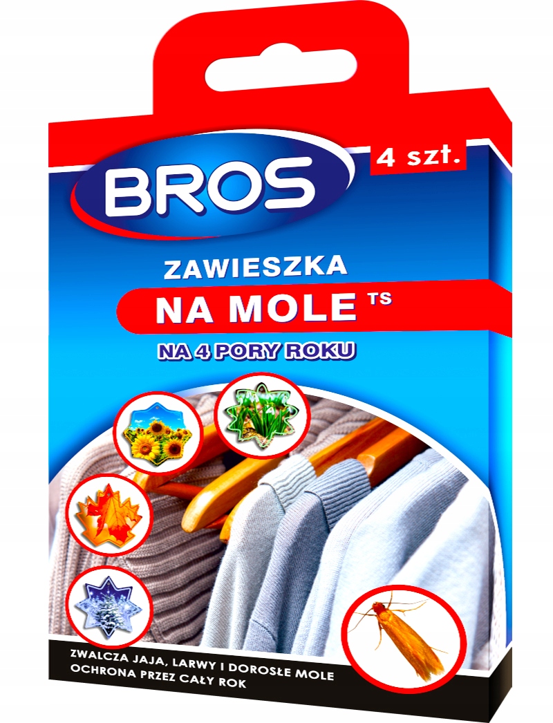 

Bros Zawieszki Na Mole Cztery Pory Roku 4 Szt