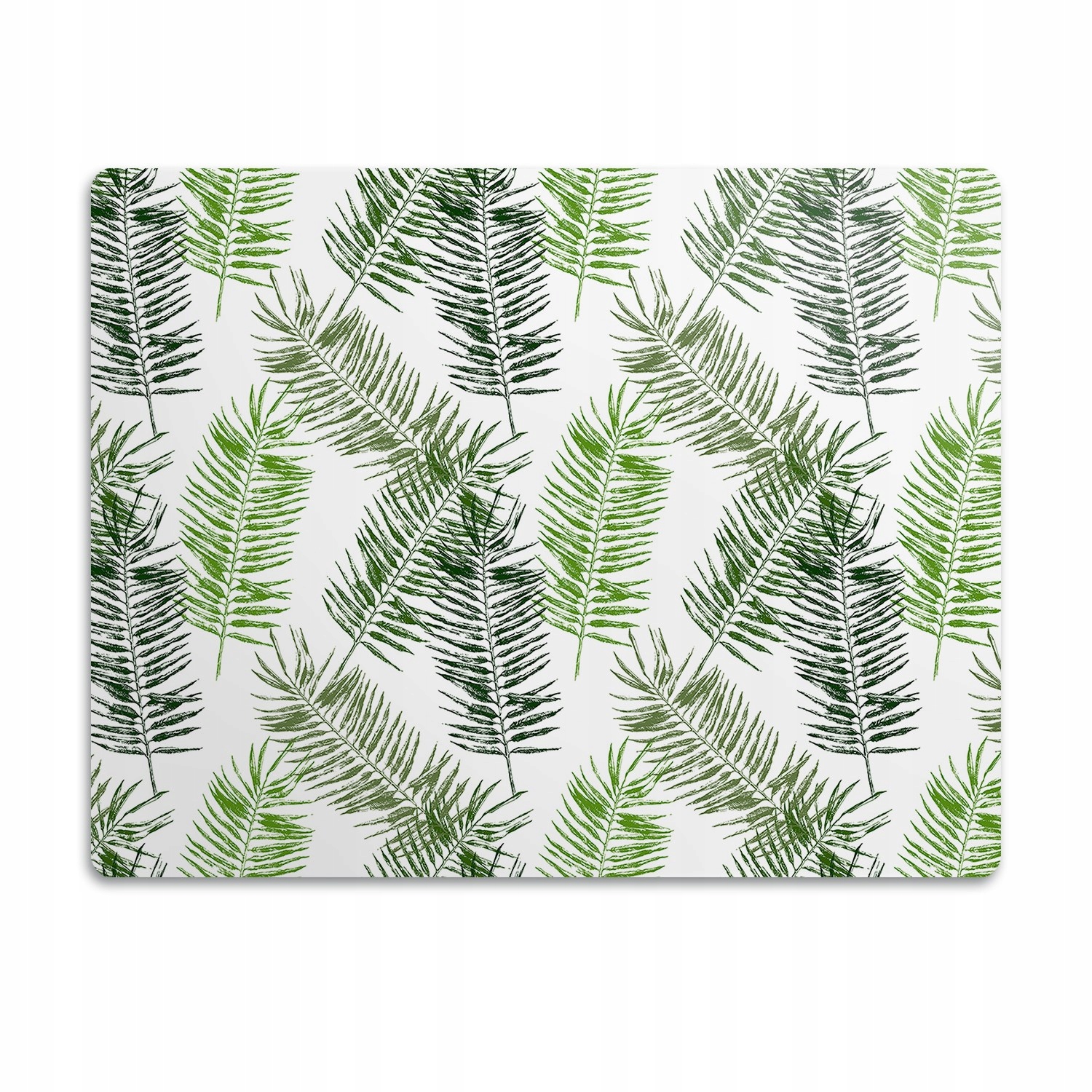 Levně Podložka pro kočky a psa pod misky Palmové listy 90x60cm