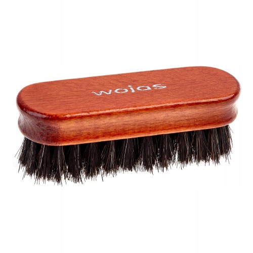 SZCZOTKA DO BUTÓW do polerowania z włosiem końskim do obuwia WOJAS 12cm
