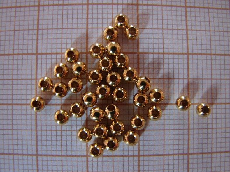 

Koraliki Mosiężne Do Obrotówek 10 Sztuk Roz 2,8
