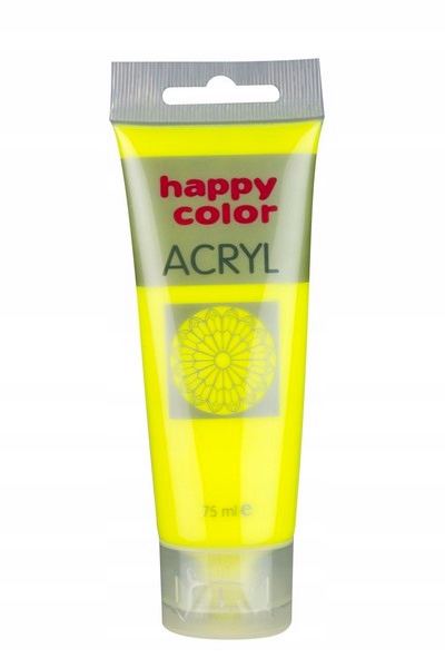 

Happy Color Farba Akrylowa 75ML żółty fluor