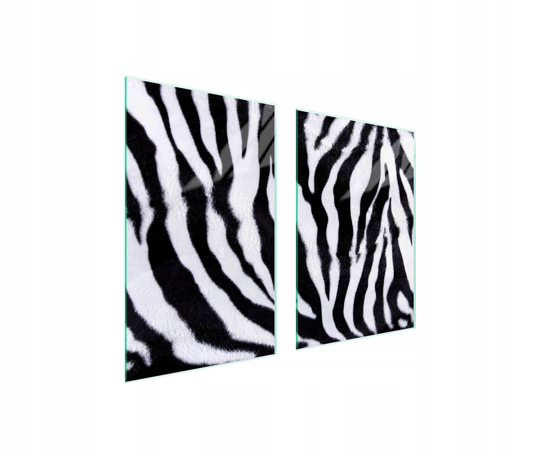 7v1 skleněná ochranná deska na sporák 65x52 Zebra