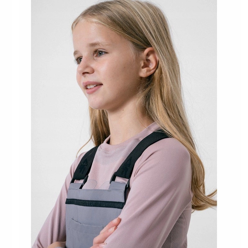 SPODNIE 4F DZIEWCZĘCE NARCIARSKIE Z SZELKAMI MEMBRANA 10 000 r. 140 Rozmiar 140