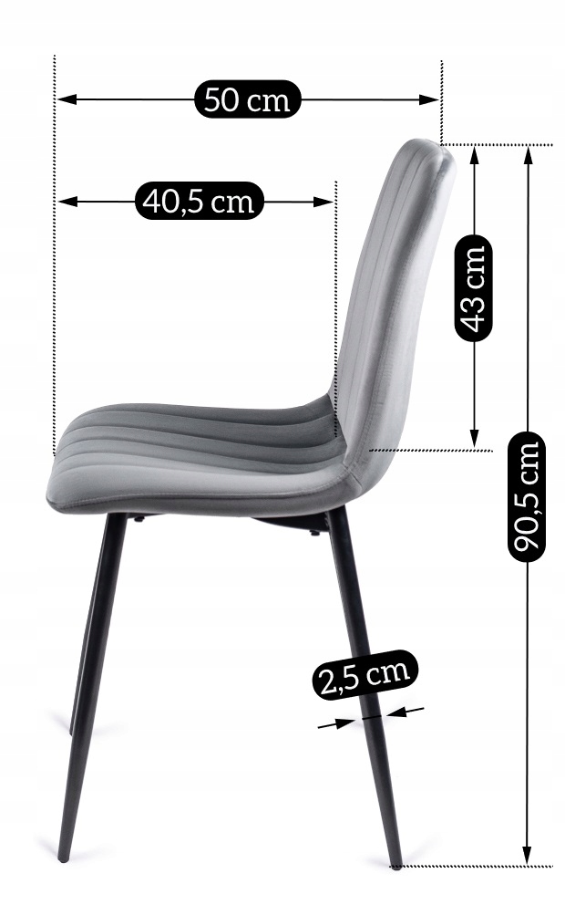 Zestaw Stół Z Krzesłami Rozkładany Okrągły Dąb Riviera Do Salonu Kuchenny Wysokość siedziska 51 cm