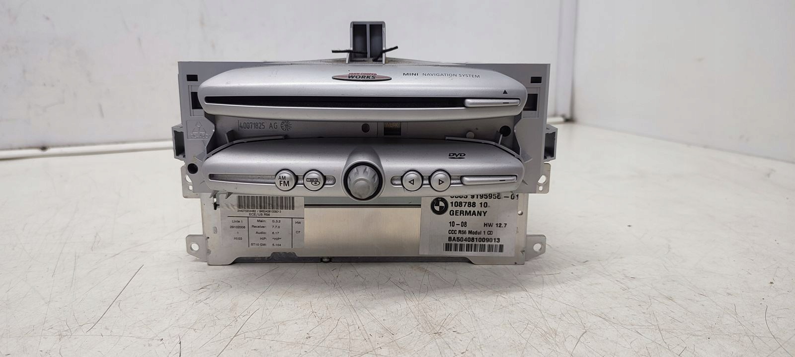 navigation lecteur Mini Cooper S R56