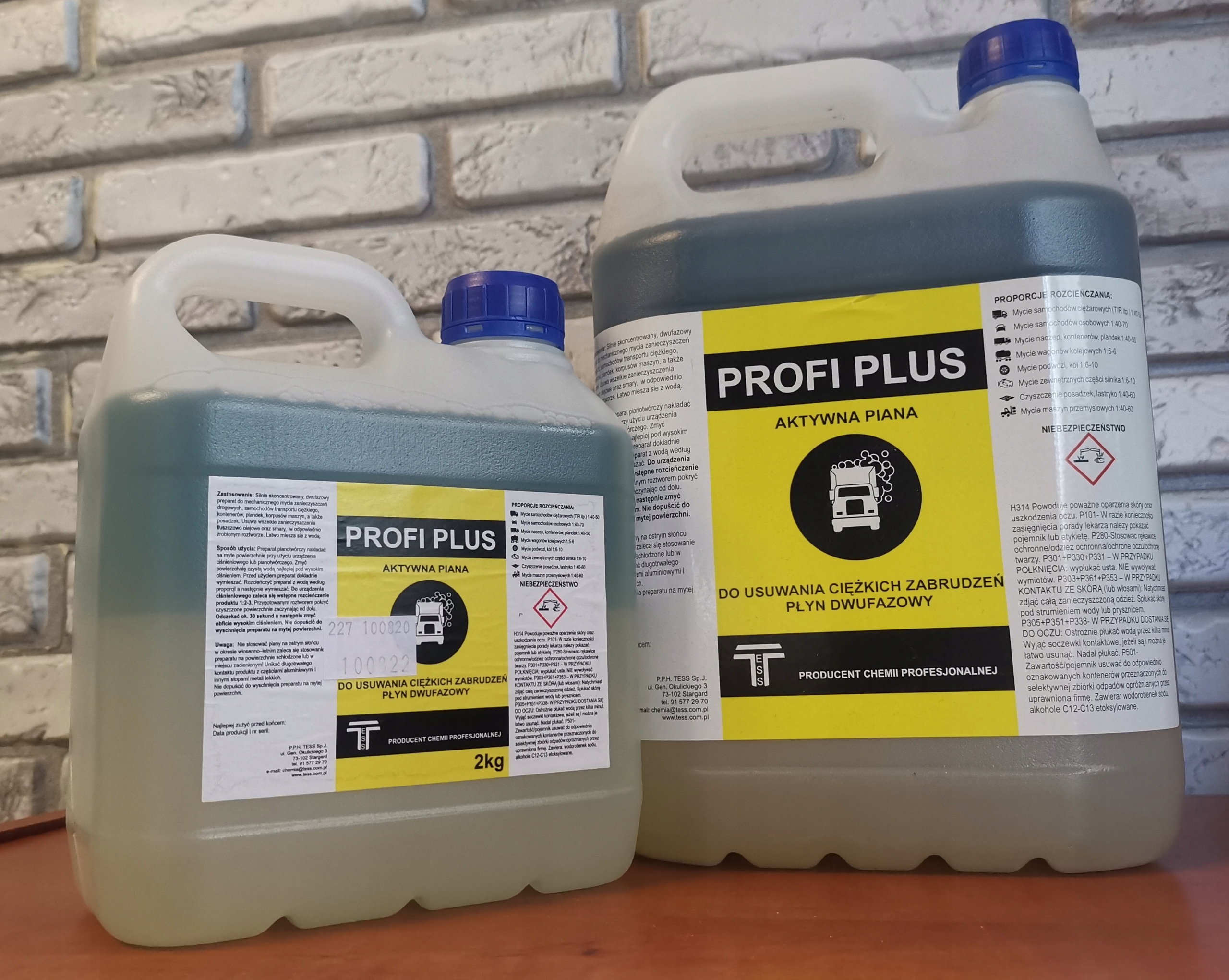 Profi Plus dwuskładnikowa piana aktywna z 2 kg