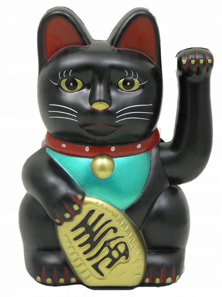 

Maneki Neko 2c Japoński kot szczęścia i bogactwa