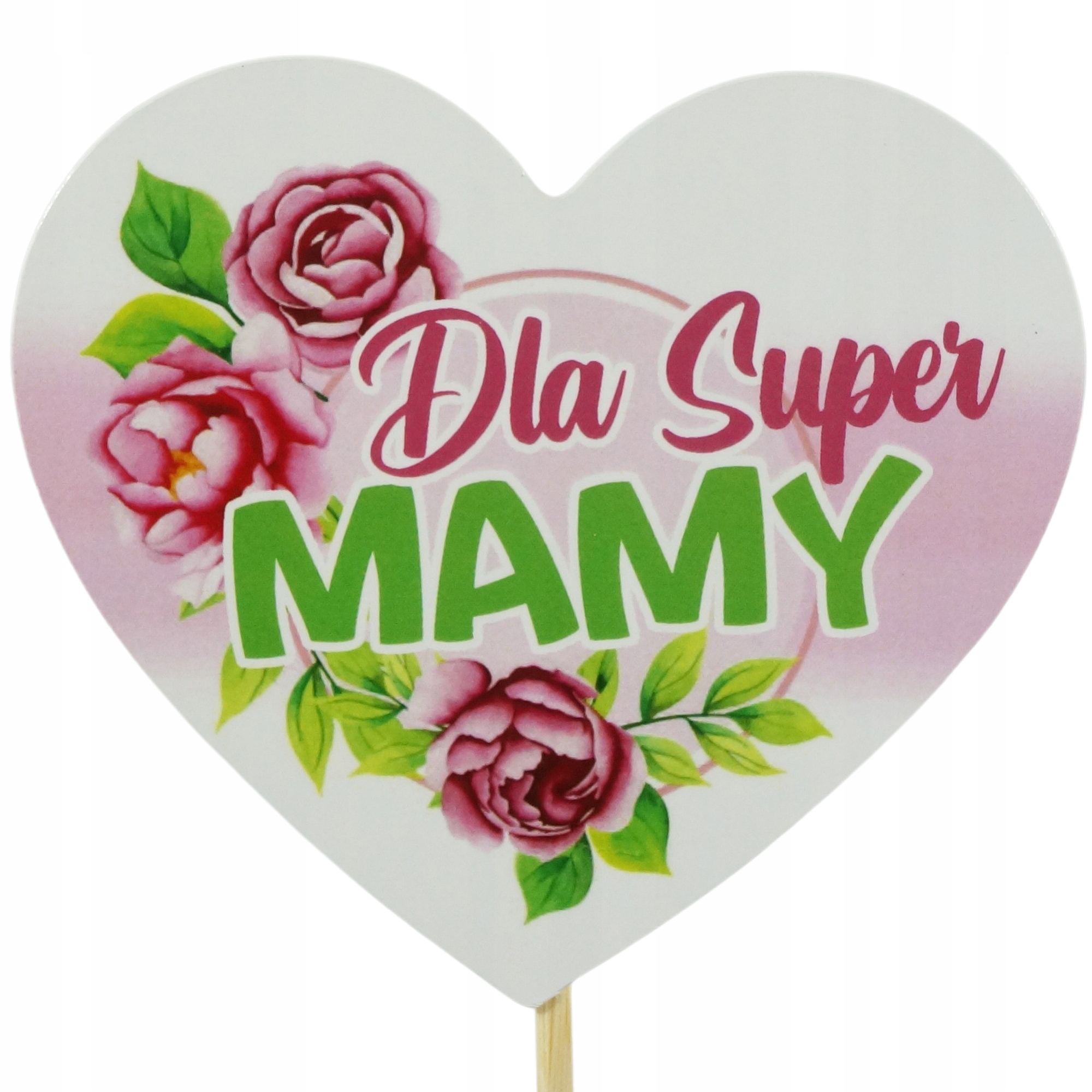 

Napis na piku serce na Dzień Matki 29 cm