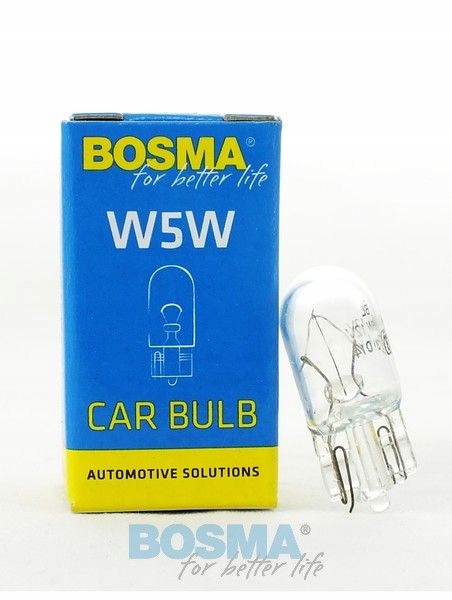 

Żarówka W5W 12V T10 Single Box Kartonik