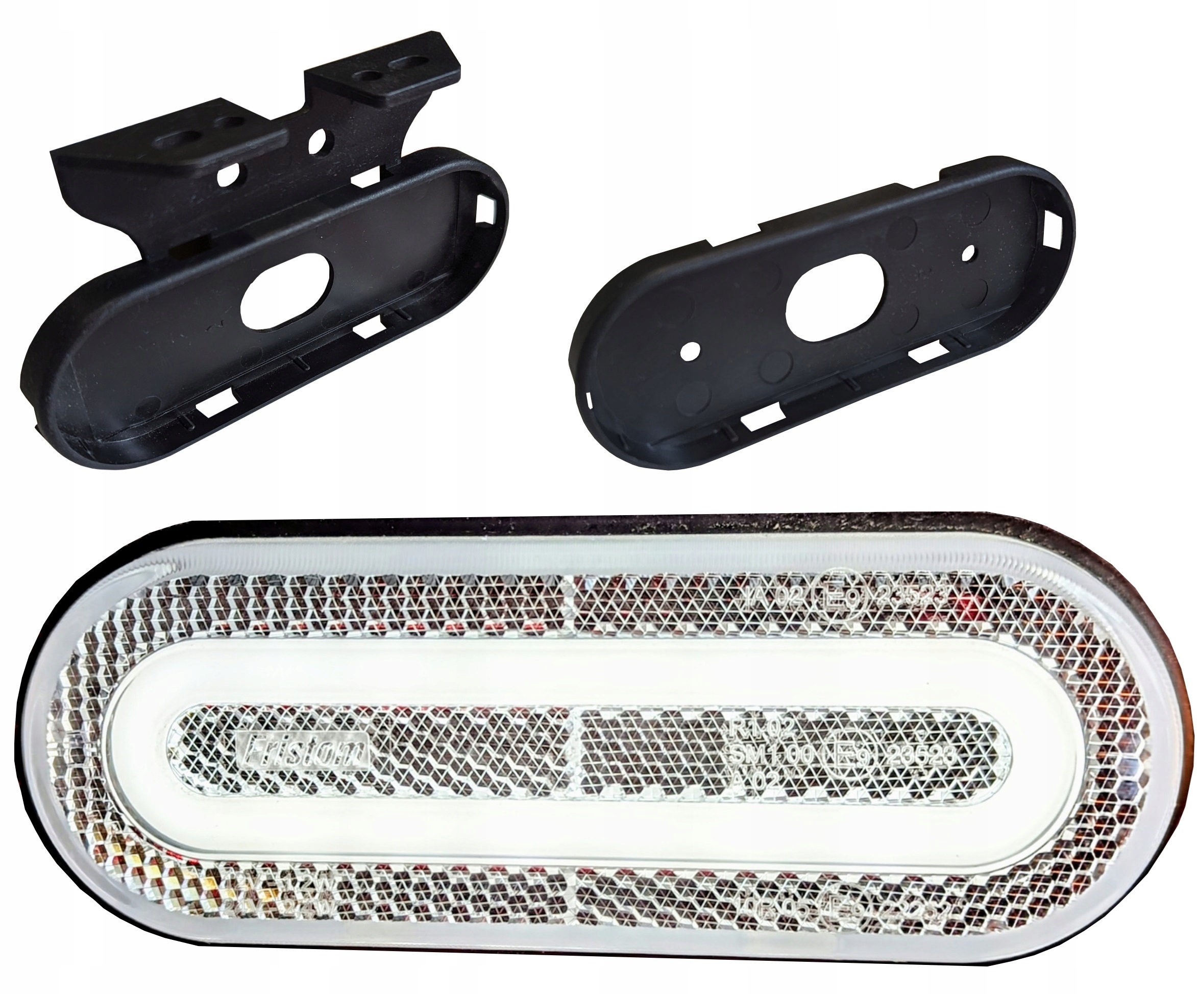 Lampa Obrysowa LED PRZEDNIA BIAŁA FT-072 Obrysówka NEON odblask