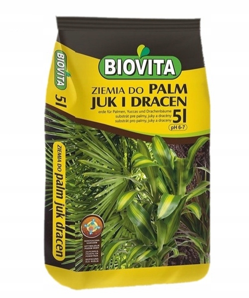 

Podłoże Ziemia do Palm Juk Dracen 5L z Nawozem