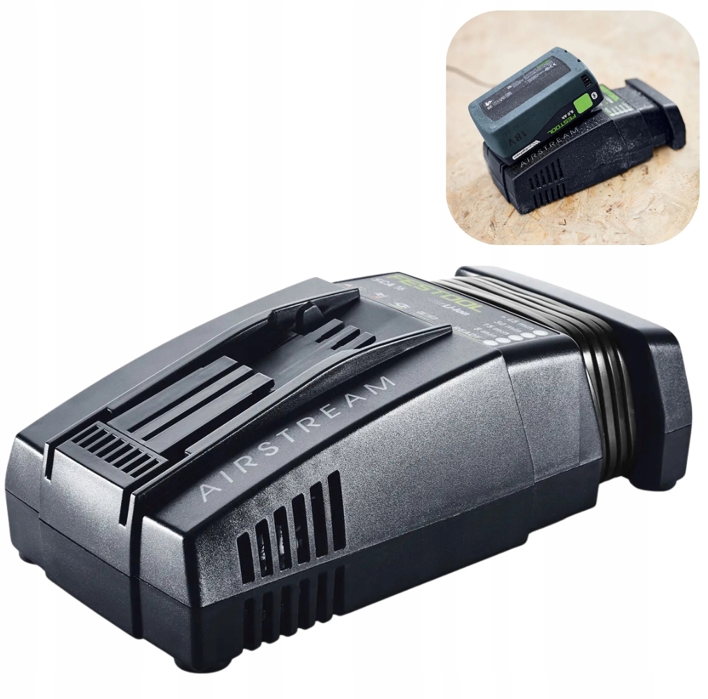 Szybka Ładowarka Festool Airstream Sca 16 Led Do Baterii Akumulatora 576953