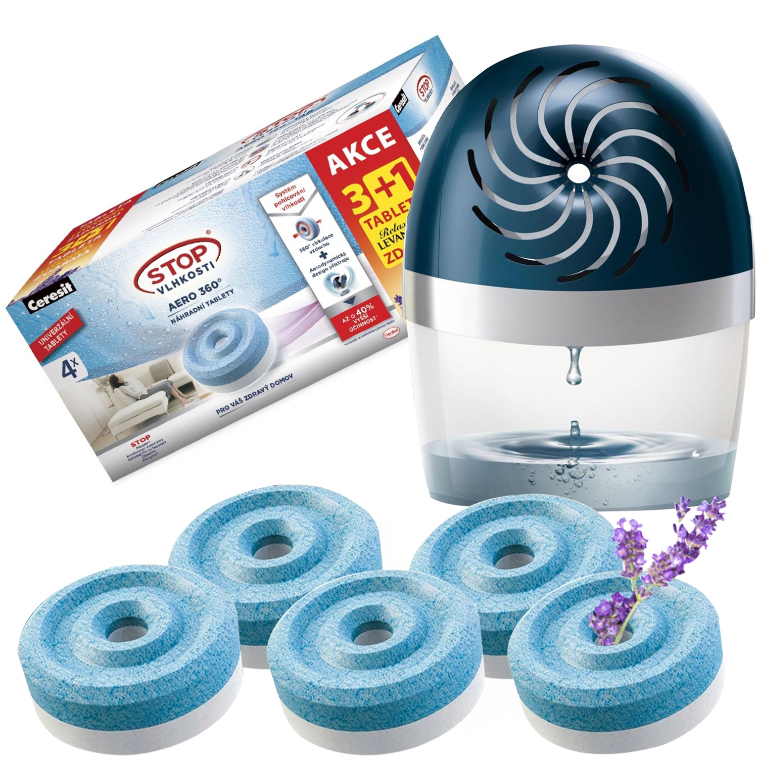 

Ceresit Pochłaniacz Stop Wilgoci Tabletki Zestaw