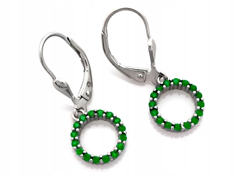 Dámské stříbrné náušnice 925 s krystalem jako dárek od klenotníka