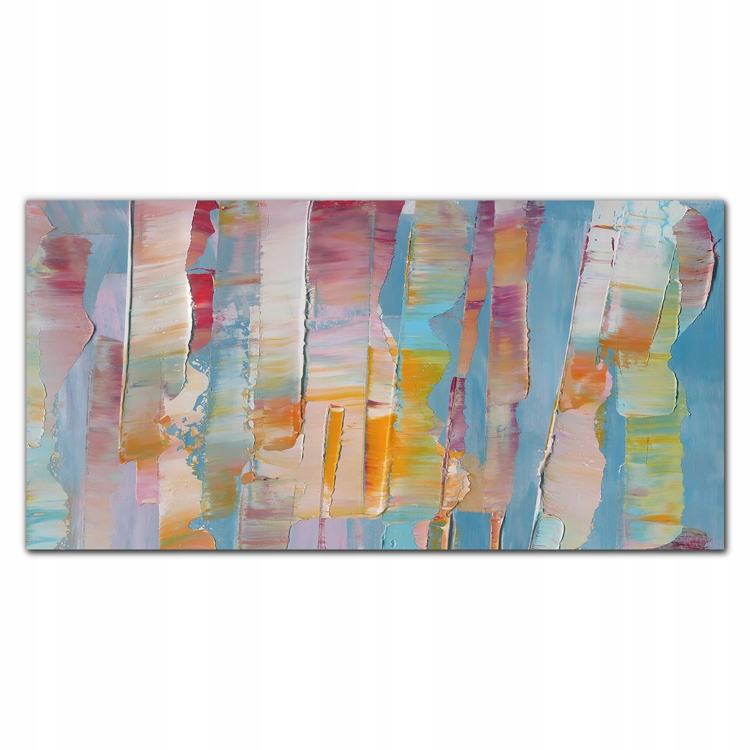 Obraz na plátne do obývačky Bohomazy z farby 140x70