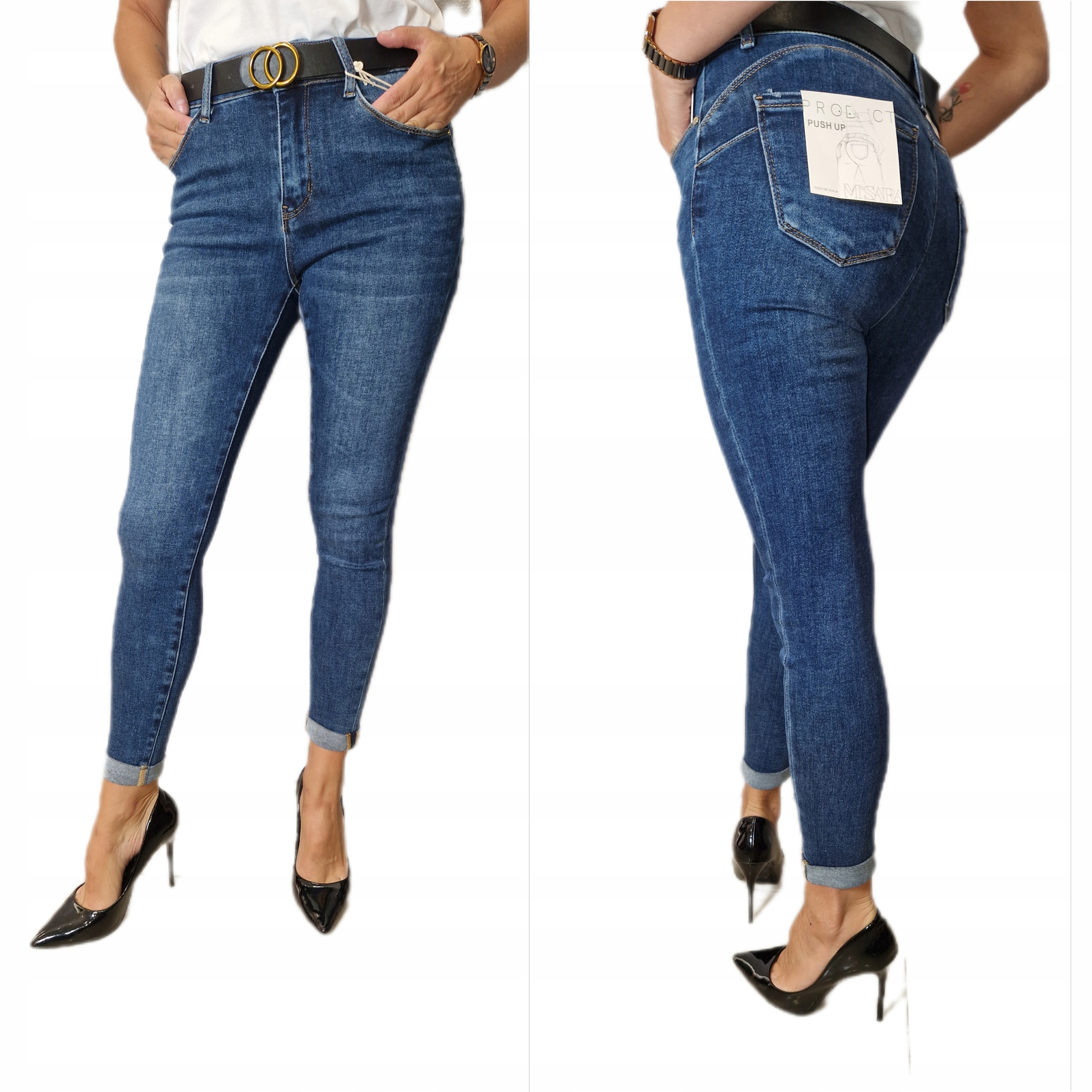 Džíny Dámské Kalhoty Zeštíhlující Trubičky