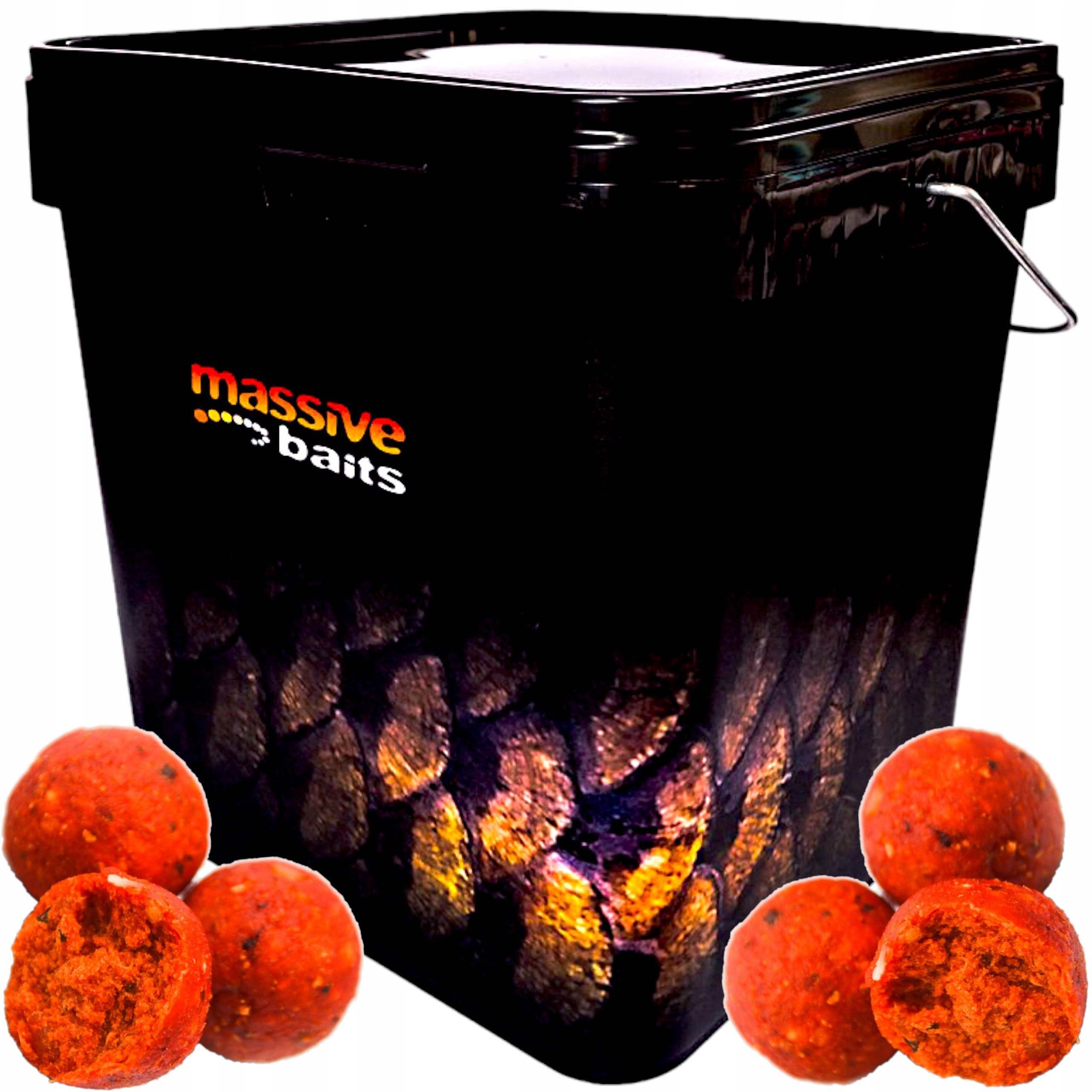 Kulki proteinowe Massive Baits Eco Boilies 18mm Peach wiadro 3kg Killer