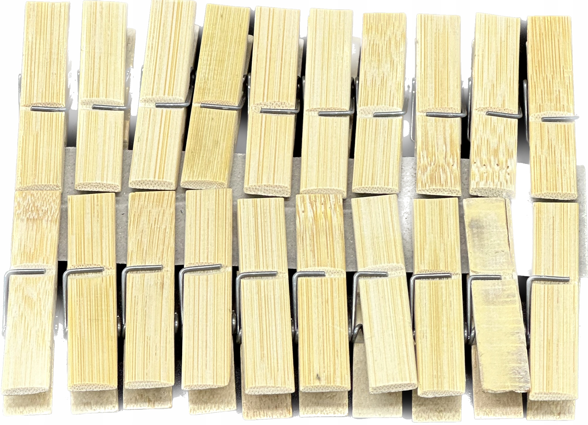 

Spinacze Drewniane Klamerki Bambusowe Żabki 20SZT