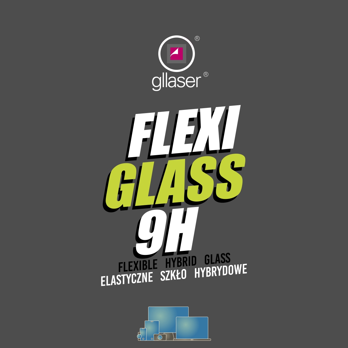 Szkło hybrydowe Gllaser Flexiglass 9H na zegarek
