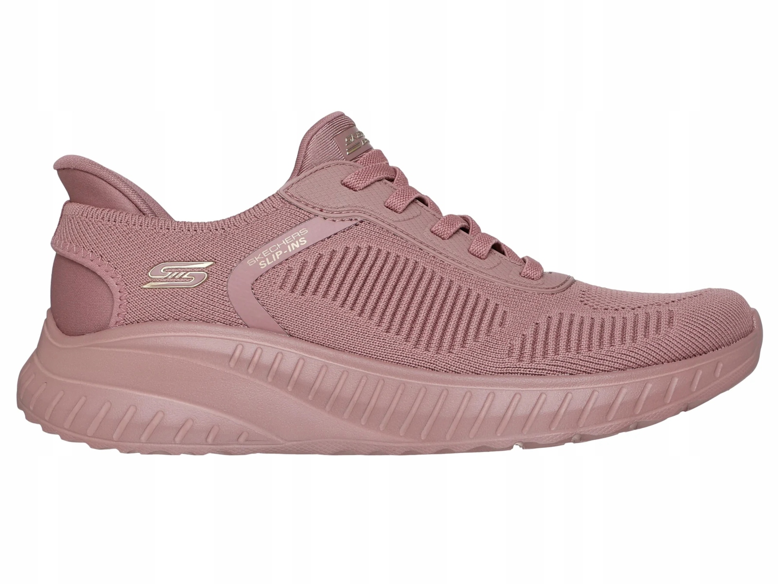 Dámské nazouvací sportovní boty Skechers Bobs Slip-ins 117497-ROS růžové 40