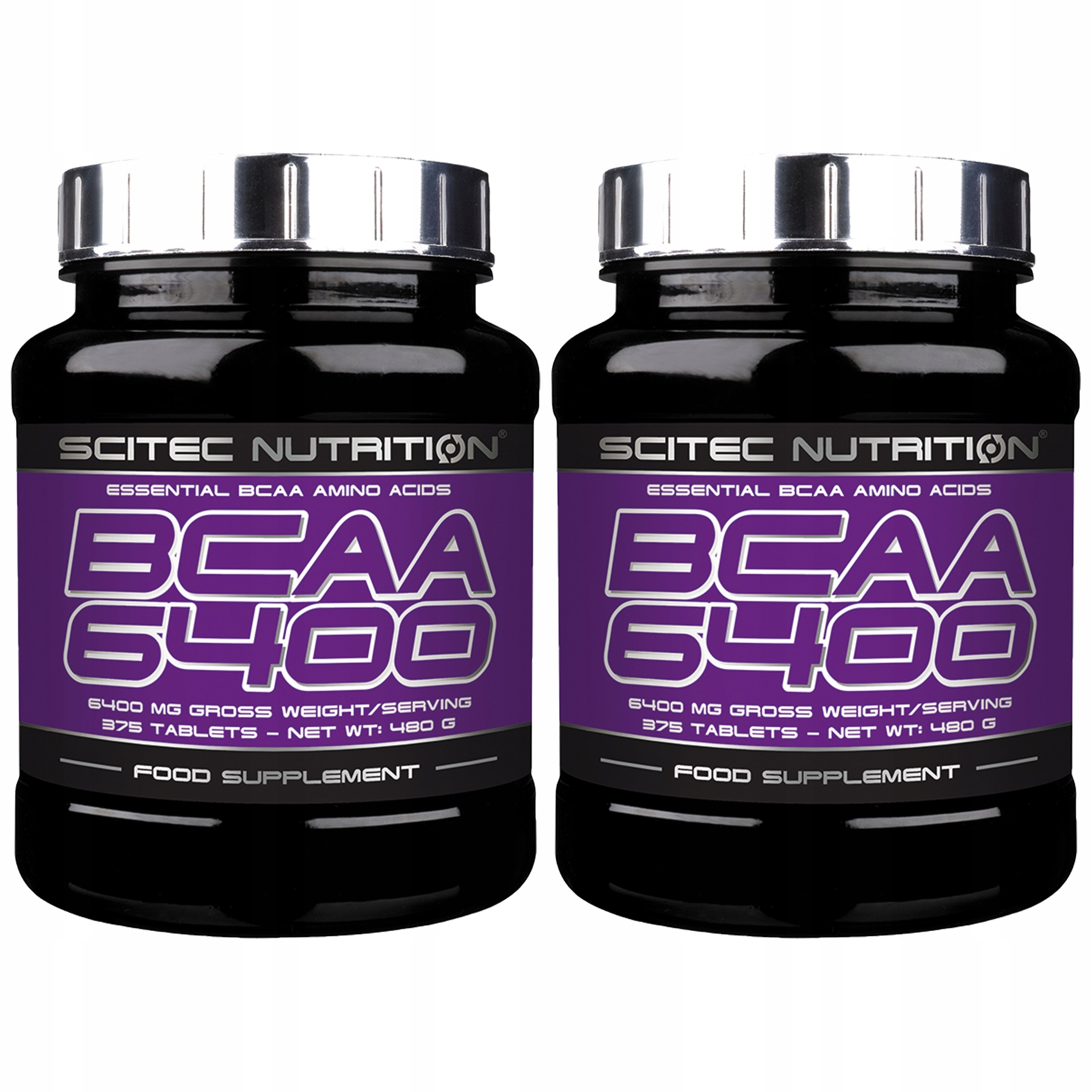2 x Bcaa Regenerace svalů Rozvětvené aminokyseliny 375 tablet Scitec