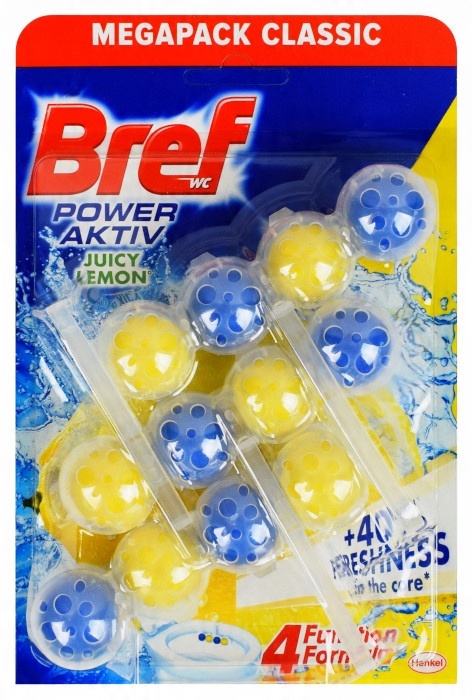 

Bref Wc Power Activ 3X50G Kulki Zawieszki Lemon