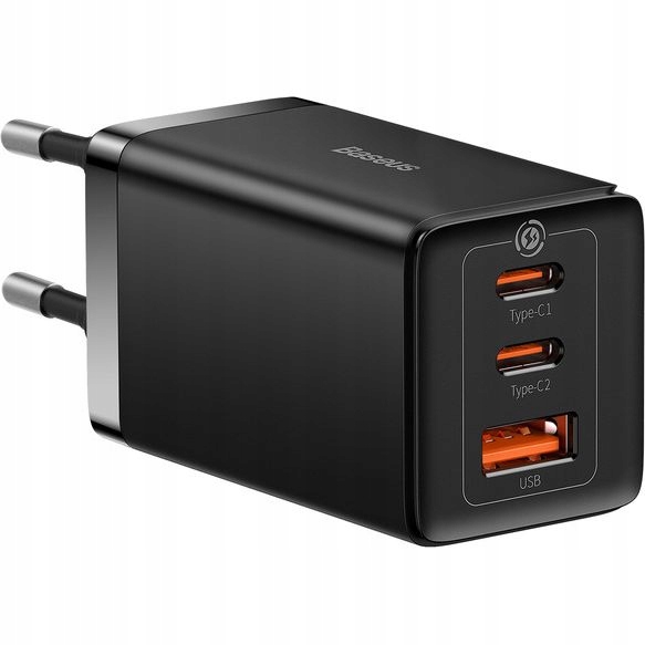 

Ładowarka Baseus, adapter sieciowy 65W Usb, Usb-c
