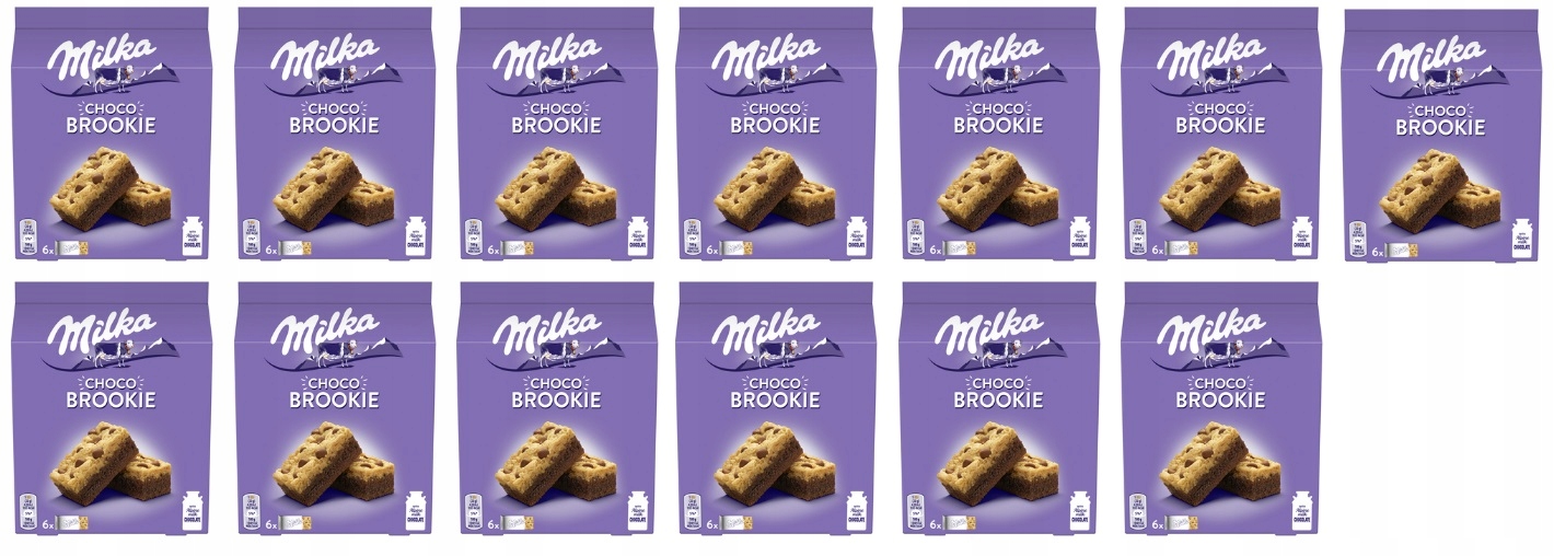 Levně 13 x 132 g Milka Choco Brookie sušenky Karton
