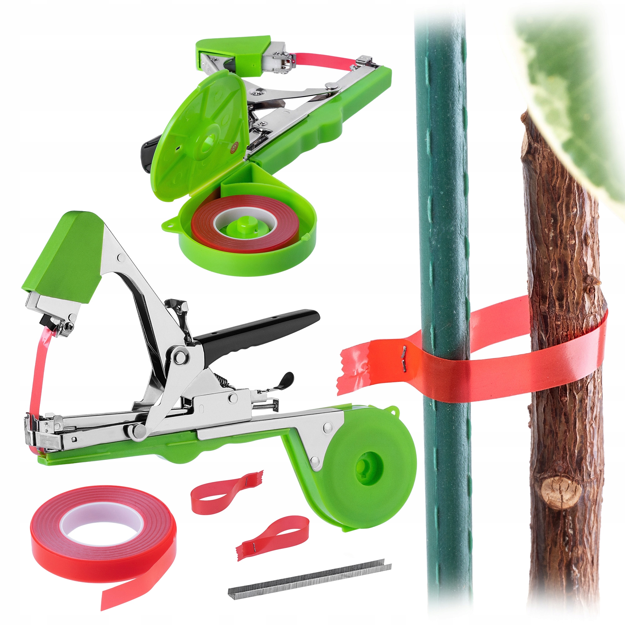 TAPENER ZSZYWACZ OGRODNICZY DO ROŚLIN WIĄZARKA DO WINOROŚLI POMIDORÓW DRZEW