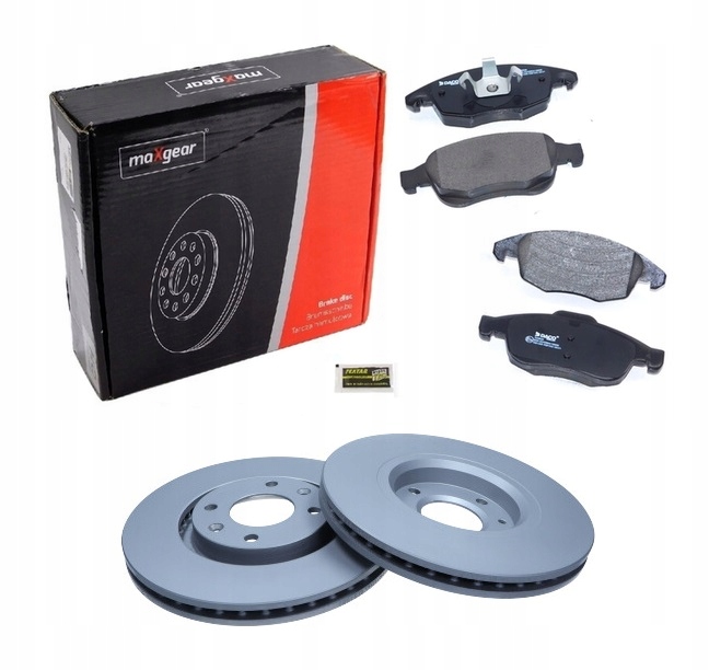 19-0807MAX - Диски + колодки передні Citroen C4 PICASSO 283mm mal