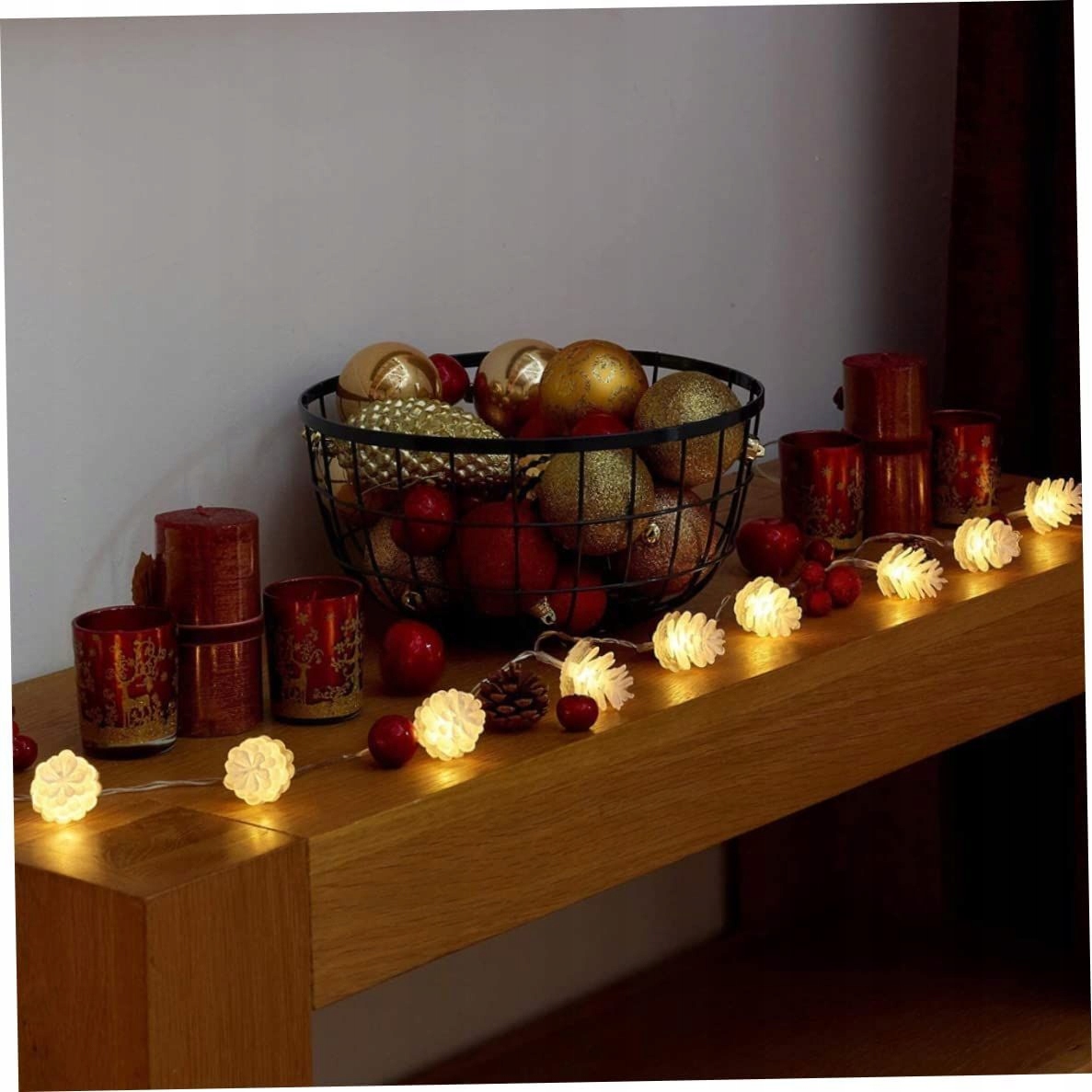 ŚWIĄTECZNE SOLARNE LAMPY STRUNOWE DEKORACJA Kod producenta BLES4-02861