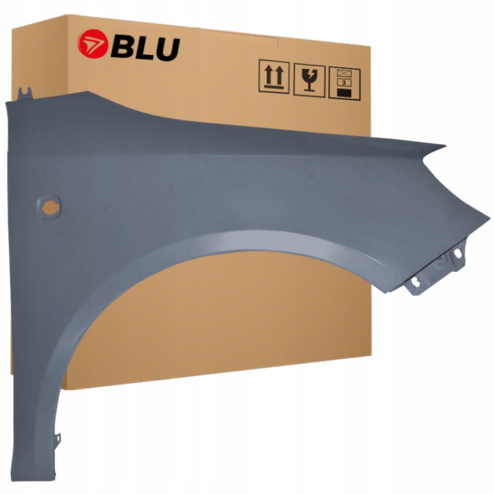 Blu Blatník Škoda Fabia II 2 5J Roomster LF8J pravý šedý 07-15 přední