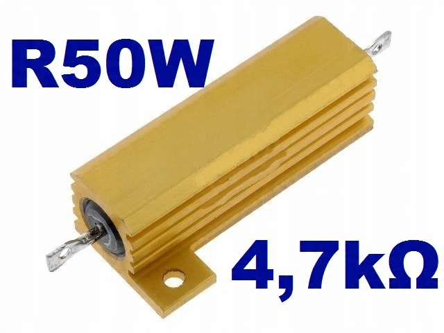 

Rezystor z radiatorem 4,7kohm 50W 1%