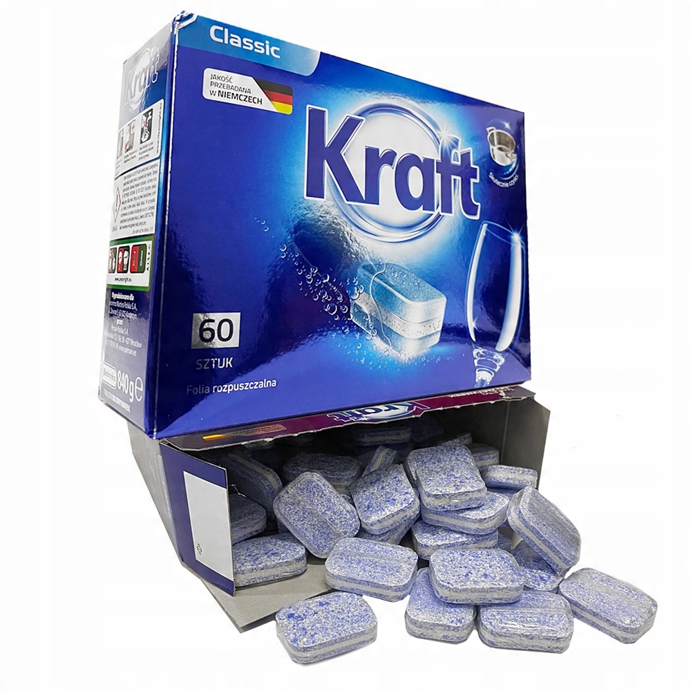 

Kraft Tabletki Detergent Do Zmywarki 60SZT Classic