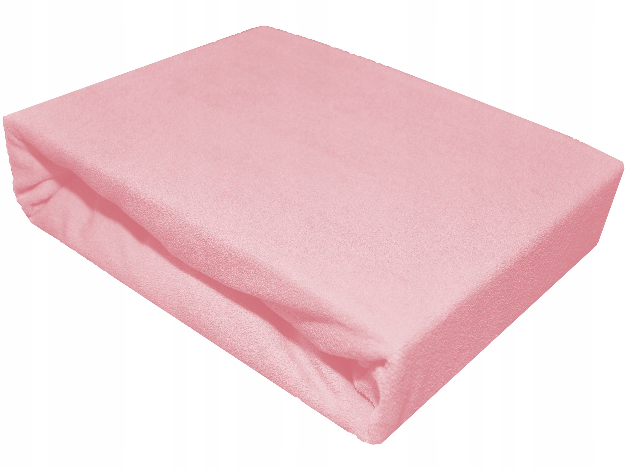 

Prześcieradło frotte z gumką 100x200 pudrowe